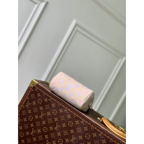 Repliche Perfette LV M25591 Borsa Nano Speedy in delicati colori da sogno Imitazioni False Online