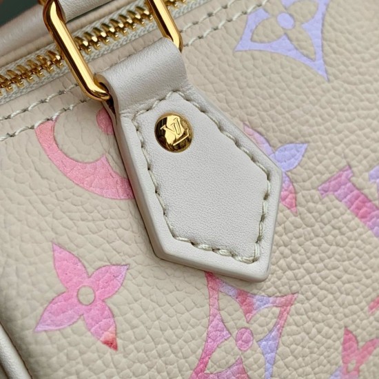 Repliche Perfette LV M25591 Borsa Nano Speedy in delicati colori da sogno Imitazioni False Online