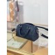 Repliche Perfette LV Nano Speedy Handbag M26510 Blu scuro Imitazioni False Online