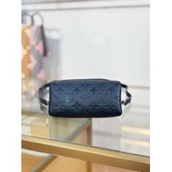 Repliche Perfette LV Nano Speedy Handbag M26510 Blu scuro Imitazioni False Online