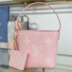 Repliche Perfette LV ALL IN BB Tote Bag bicolore M14356 Rosa Imitazioni False Online