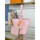 Repliche Perfette LV ALL IN BB Tote Bag bicolore M14356 Rosa Imitazioni False Online
