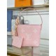 Repliche Perfette LV ALL IN BB Tote Bag bicolore M14356 Rosa Imitazioni False Online