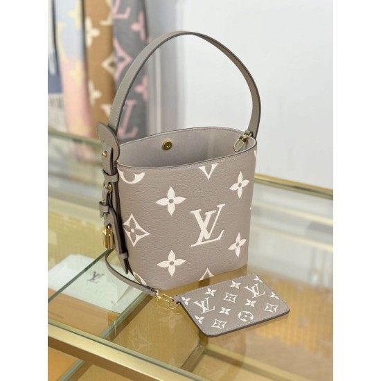Replica LV All In BB Tote Bag bicolore M13045 Grigio Fallate Outlet Online Italia Repliche Perfette LV All In BB Tote Bag bicolore M13045 Grigio Imitazioni False Online