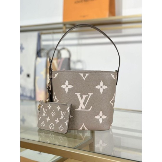 Replica LV All In BB Tote Bag bicolore M13045 Grigio Fallate Outlet Online Italia Repliche Perfette LV All In BB Tote Bag bicolore M13045 Grigio Imitazioni False Online