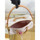 Repliche Perfette LV Speedy Soft 30 Lucky Bag M15108 Bianco bicolore Imitazioni False Online