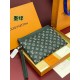Repliche Perfette LV Pochette Pochette da viaggio M81570 Verde Imitazioni False Online