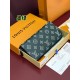 Repliche Perfette LV M27178 Portafoglio orizzontale Zippy Verde Imitazioni False Online