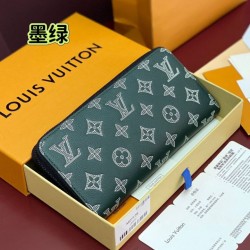 Repliche Perfette LV M27178 Portafoglio orizzontale Zippy Verde Imitazioni False Online