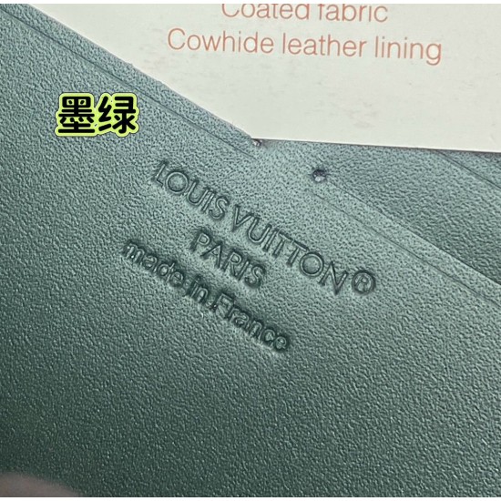 Repliche Perfette LV M27178 Portafoglio orizzontale Zippy Verde Imitazioni False Online