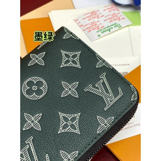 Repliche Perfette LV M27178 Portafoglio orizzontale Zippy Verde Imitazioni False Online