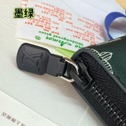Repliche Perfette LV M27178 Portafoglio orizzontale Zippy Verde Imitazioni False Online