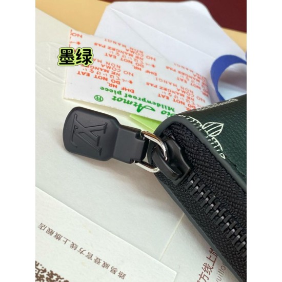 Repliche Perfette LV M27178 Portafoglio orizzontale Zippy Verde Imitazioni False Online