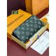 Repliche Perfette LV M27178 Portafoglio orizzontale Zippy Verde Imitazioni False Online