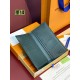 Repliche Perfette LV M61697 Portafoglio Brazza Monogram Eclipse Verde Imitazioni False Online