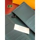 Repliche Perfette LV M61697 Portafoglio Brazza Monogram Eclipse Verde Imitazioni False Online