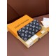 Repliche Perfette LV Portafoglio verticale Zippy M62295 Blu Imitazioni False Online