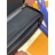 Repliche Perfette LV Portafoglio verticale Zippy M62295 Blu Imitazioni False Online