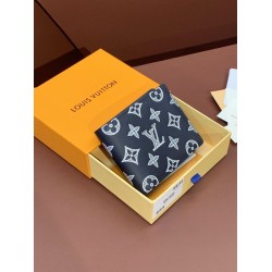 Repliche Perfette LV Portafogli multipli M61695 Blu Imitazioni False Online