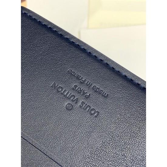 Repliche Perfette LV Portafogli multipli M61695 Blu Imitazioni False Online