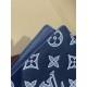 Repliche Perfette LV Portafogli multipli M61695 Blu Imitazioni False Online