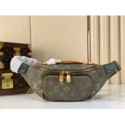 Repliche Perfette LV m26933 Marsupio Rush da uomo Verde Imitazioni False Online