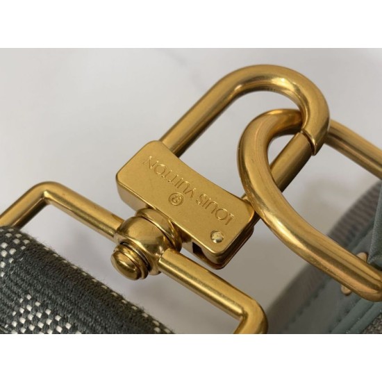 Repliche Perfette M26930 Borsa da viaggio LV Keepall Bandoulière 25 Verde Imitazioni False Online