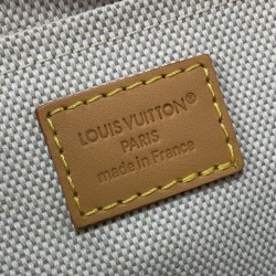 Repliche Perfette M26930 Borsa da viaggio LV Keepall Bandoulière 25 Verde Imitazioni False Online