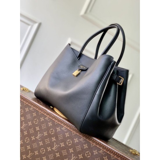 Repliche Perfette M26338 Borsa tote LV Vendôme Nera Imitazioni False Online