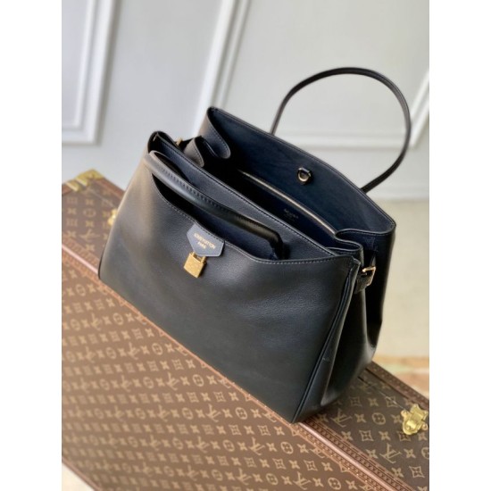 Repliche Perfette M26338 Borsa tote LV Vendôme Nera Imitazioni False Online