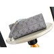 Replica LV Mini borsa tote Onthego m45653 m12465 grigio Fallate Outlet Online Italia Repliche Perfette LV Mini borsa tote Onthego m45653 m12465 grigio Imitazioni False Online