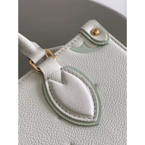 Replica LV Mini borsa tote Onthego M45661 M45653 Beige Fallate Outlet Online Italia Repliche Perfette LV Mini borsa tote Onthego M45661 M45653 Beige Imitazioni False Online