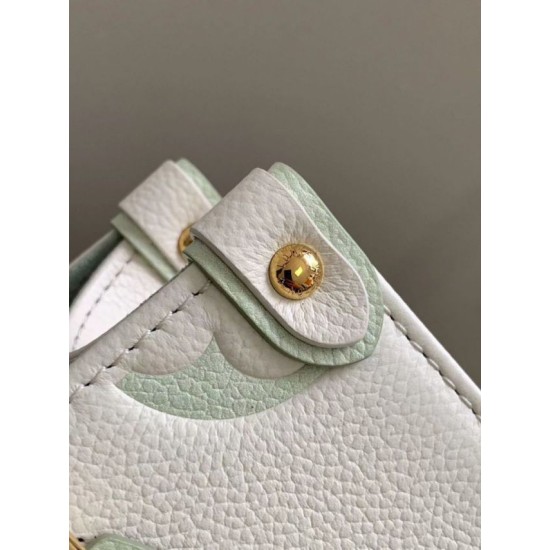 Replica LV Mini borsa tote Onthego M45661 M45653 Beige Fallate Outlet Online Italia Repliche Perfette LV Mini borsa tote Onthego M45661 M45653 Beige Imitazioni False Online