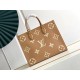 Repliche Perfette LV Mini borsa tote Onthego MM M45495 M45595 Marrone Imitazioni False Online