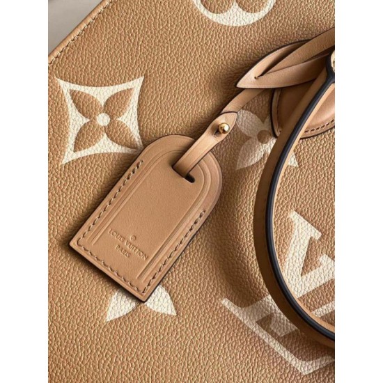 Repliche Perfette LV Mini borsa tote Onthego MM M45495 M45595 Marrone Imitazioni False Online