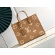Repliche Perfette LV Mini borsa tote Onthego MM M45495 M45595 Marrone Imitazioni False Online