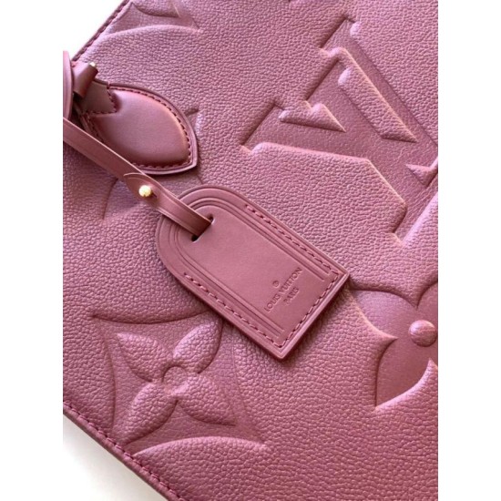 Repliche Perfette Borsa tote LV Onthego MM M45607 M45595 Rosso Imitazioni False Online