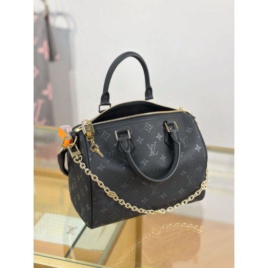 Repliche Perfette Borsa Speedy Bandoulière 25 M26486 Nero Imitazioni False Online