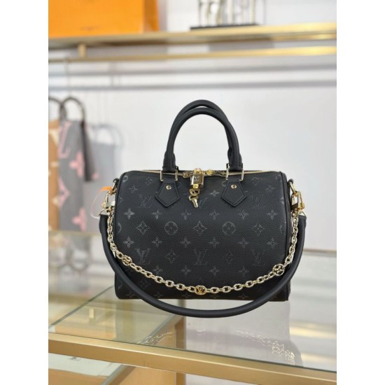 Repliche Perfette Borsa Speedy Bandoulière 25 M26486 Nero Imitazioni False Online