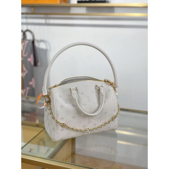 Repliche Perfette Borsa Speedy Bandoulière 25 M26690 Bianco Imitazioni False Online