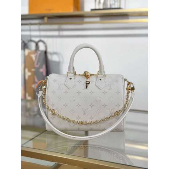 Repliche Perfette Borsa Speedy Bandoulière 25 M26690 Bianco Imitazioni False Online