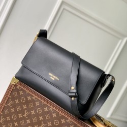 Repliche Perfette Borsa a tracolla LV Low Key Messenger M13148 Nero Imitazioni False Online