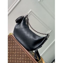 Repliche Perfette Borsa LV Baia MM M22822 Nera Imitazioni False Online