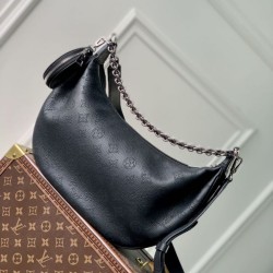 Repliche Perfette Borsa LV Baia MM M22822 Nera Imitazioni False Online
