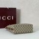 Repliche Perfette Borsa a tracolla piccola Gucci GG Emblem 848881 Marrone Imitazioni False Online