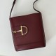 Repliche Perfette Gucci 833660 Borsa a secchiello piccola Bordeaux Imitazioni False Online