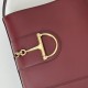 Repliche Perfette Gucci 833660 Borsa a secchiello piccola Bordeaux Imitazioni False Online