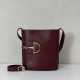 Repliche Perfette Gucci 833660 Borsa a secchiello piccola Bordeaux Imitazioni False Online