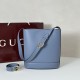 Repliche Perfette Gucci 833660 Borsa a secchiello piccola Blu Imitazioni False Online
