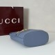 Repliche Perfette Gucci 833660 Borsa a secchiello piccola Blu Imitazioni False Online